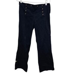 J.Crew Factory Sailor Button Wide Leg Pants Navy Size 6